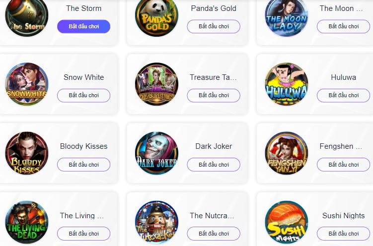 AG XIN (Asia Gaming - Slots) Game List