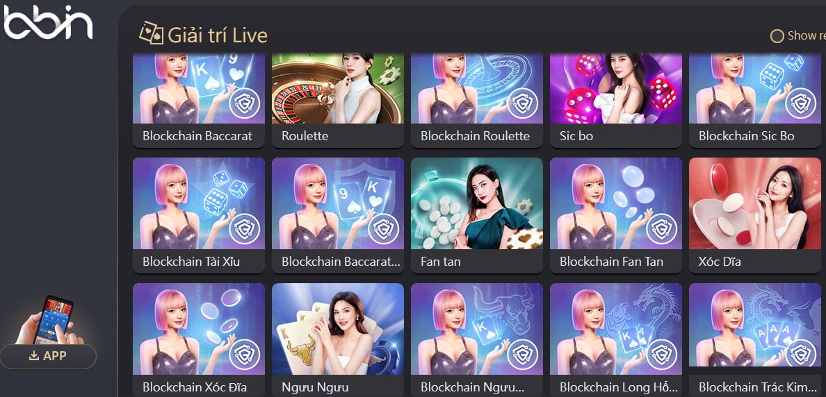 BBIN Casino - Giải trí người thật trực tuyến tại trang chính thức tài xỉu md5 thuộc Luck8